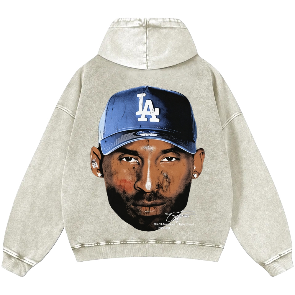 Casual Washed Hoodie|KOBE
