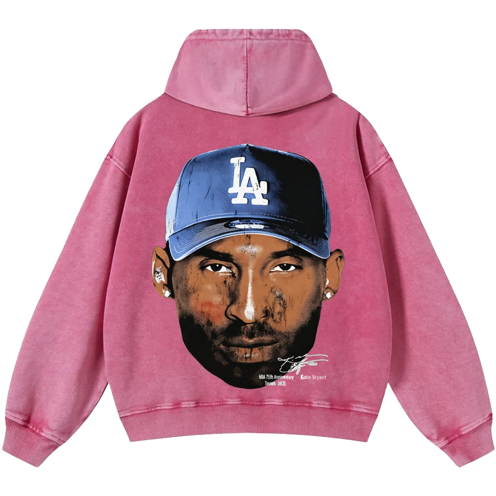 Casual Washed Hoodie|KOBE