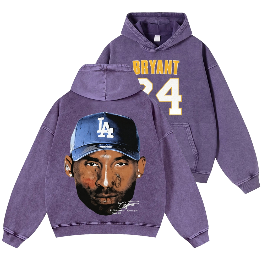Casual Washed Hoodie|KOBE