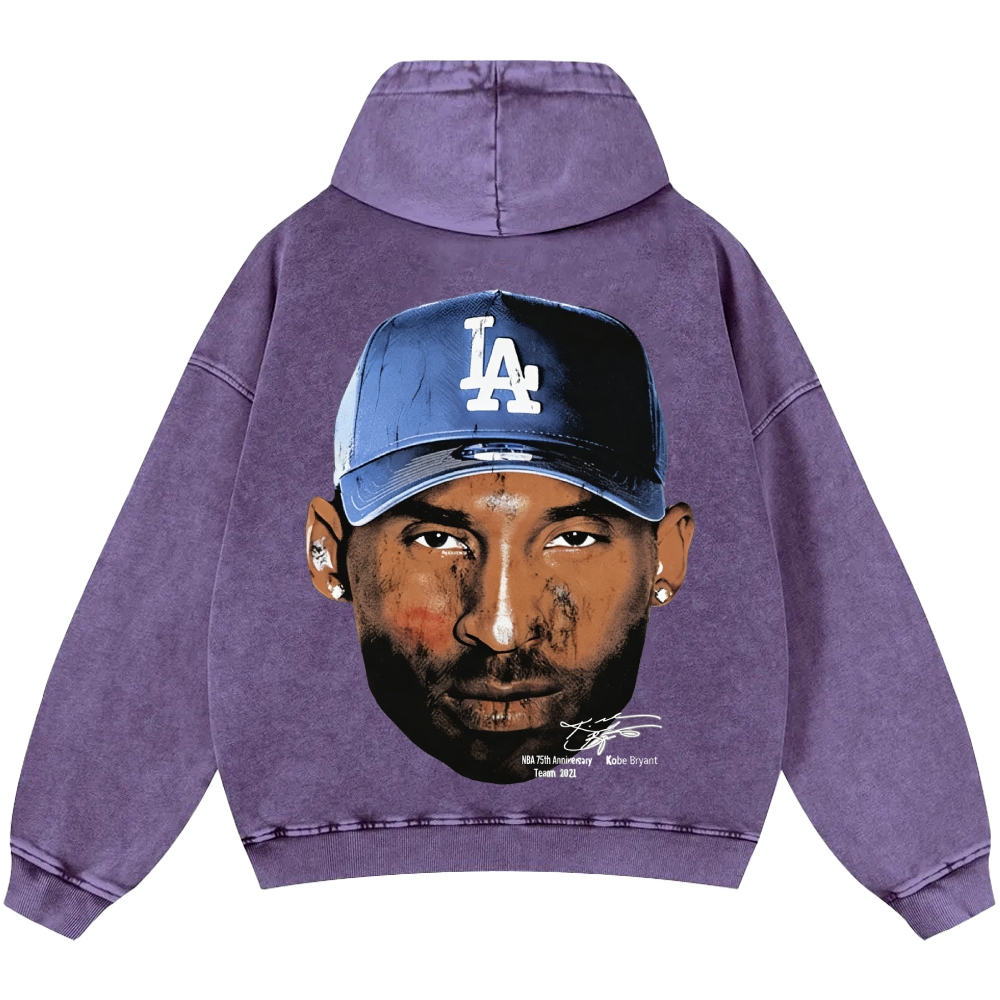 Casual Washed Hoodie|KOBE