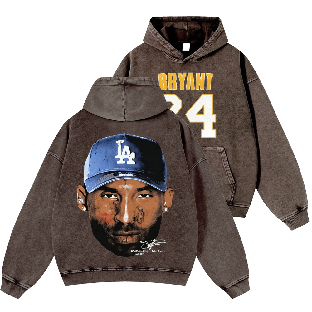 Casual Washed Hoodie|KOBE