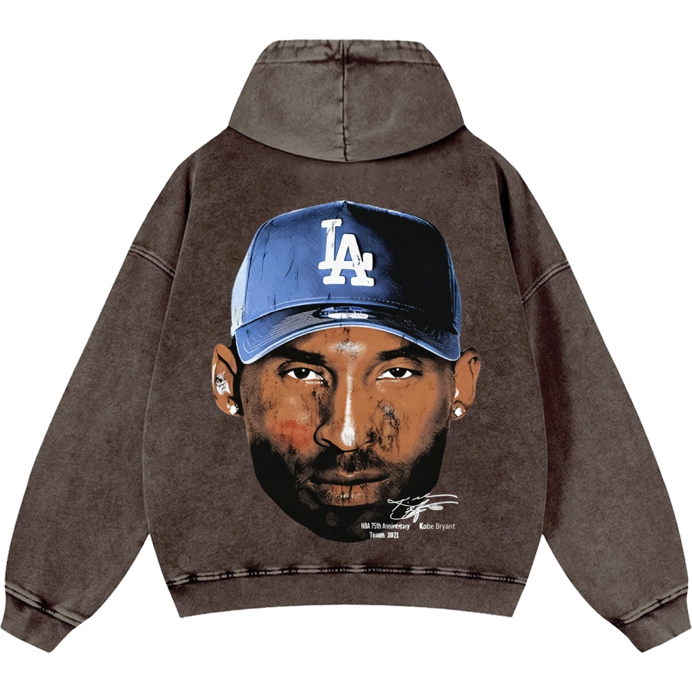 Casual Washed Hoodie|KOBE