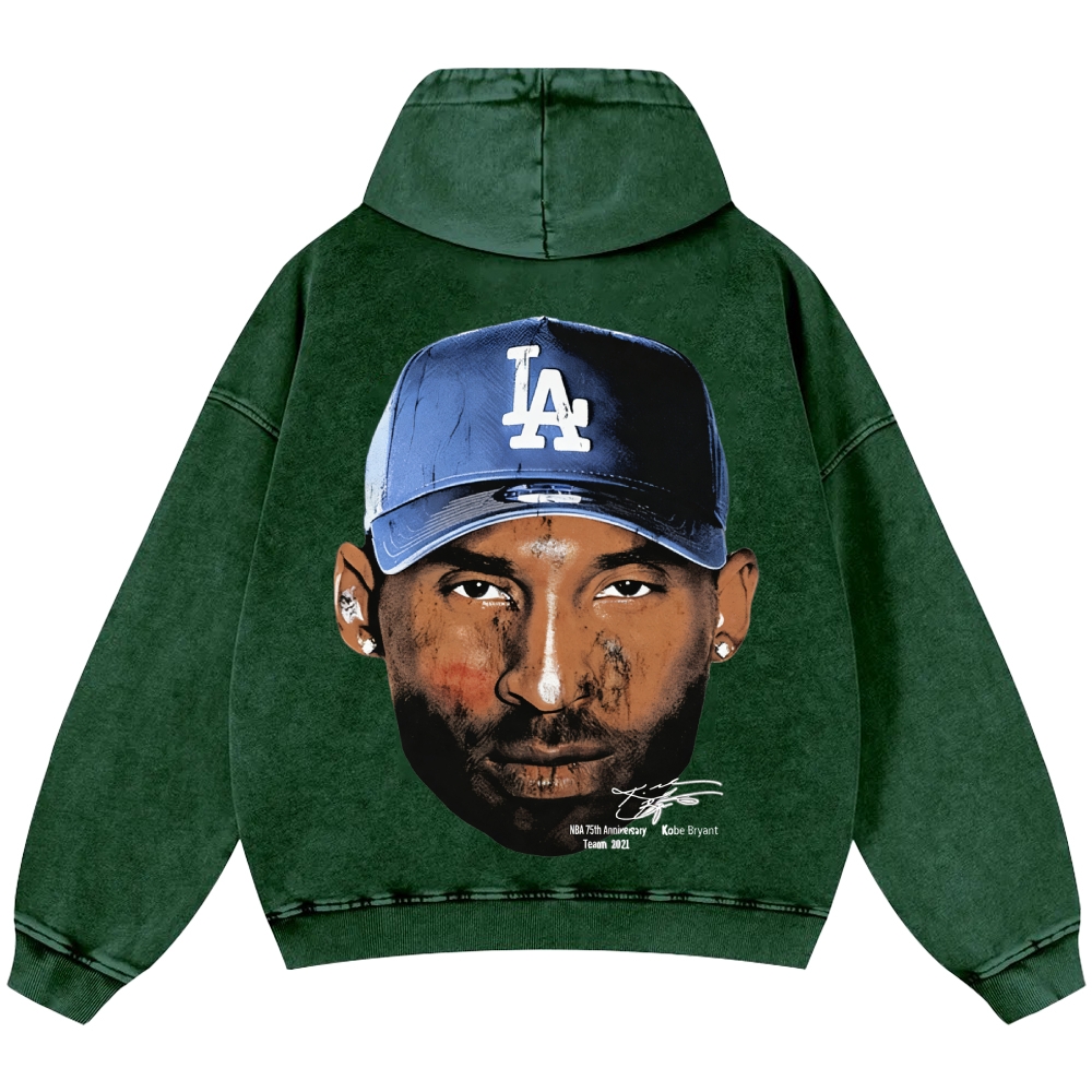Casual Washed Hoodie|KOBE