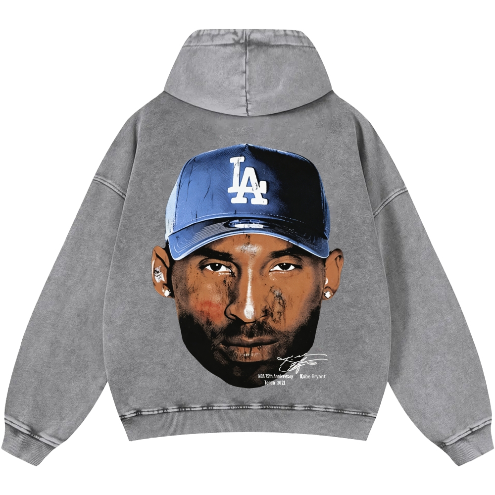 Casual Washed Hoodie|KOBE