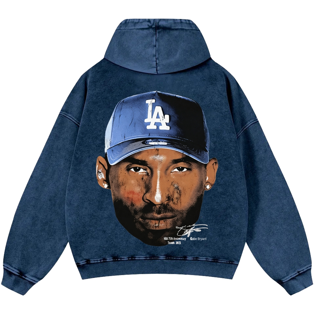 Casual Washed Hoodie|KOBE