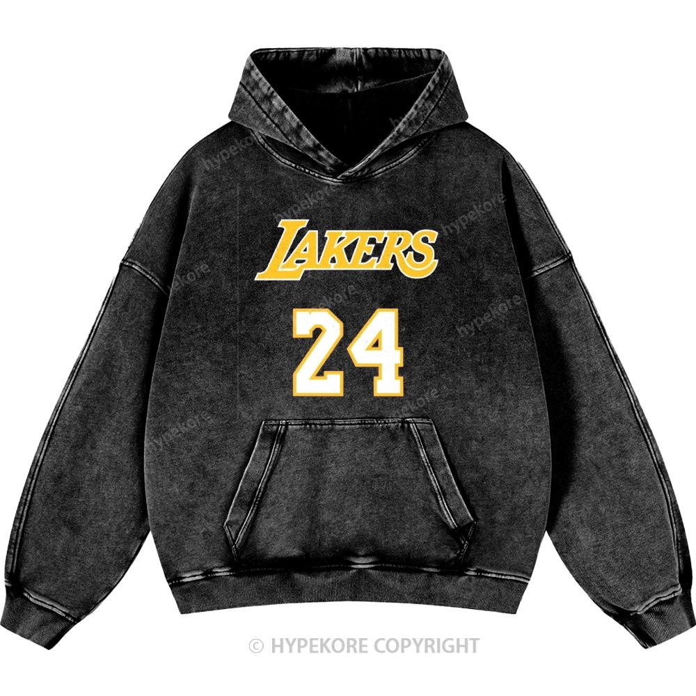 Kobe Bryant Unisex Casual Printed Double-sided Washed Hoodie