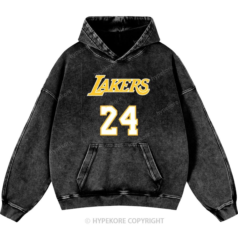 Kobe Bryant Unisex Casual Printed Double-sided Washed Hoodie
