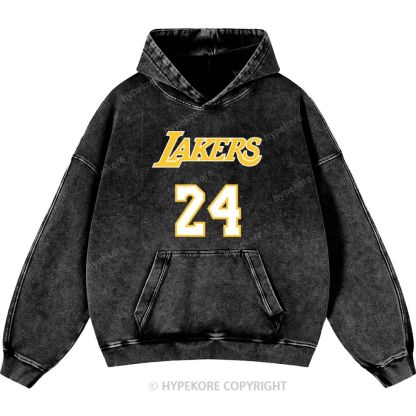 Kobe Bryant Unisex Casual Printed Double-sided Washed Hoodie