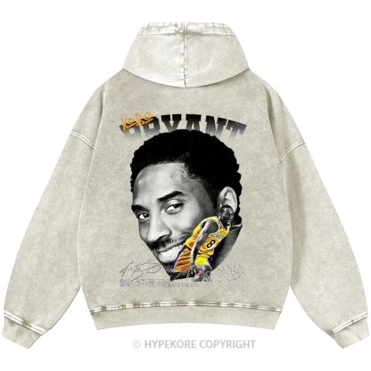 Kobe Bryant Unisex Casual Printed Double-sided Washed Hoodie