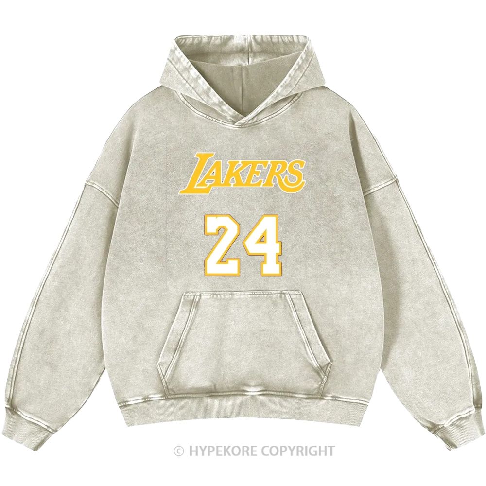 Kobe Bryant Unisex Casual Printed Double-sided Washed Hoodie