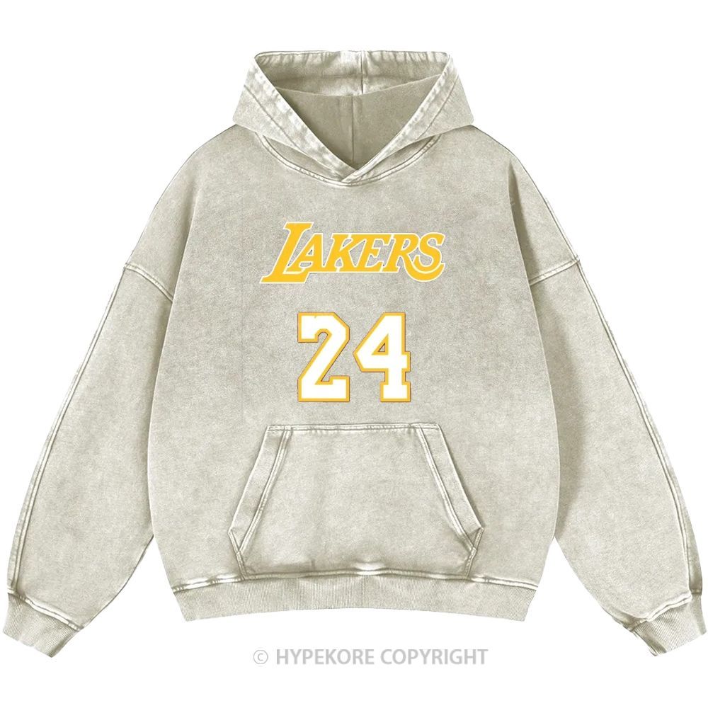 Kobe Bryant Unisex Casual Printed Double-sided Washed Hoodie