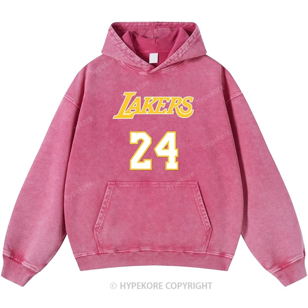 Kobe Bryant Unisex Casual Printed Double-sided Washed Hoodie