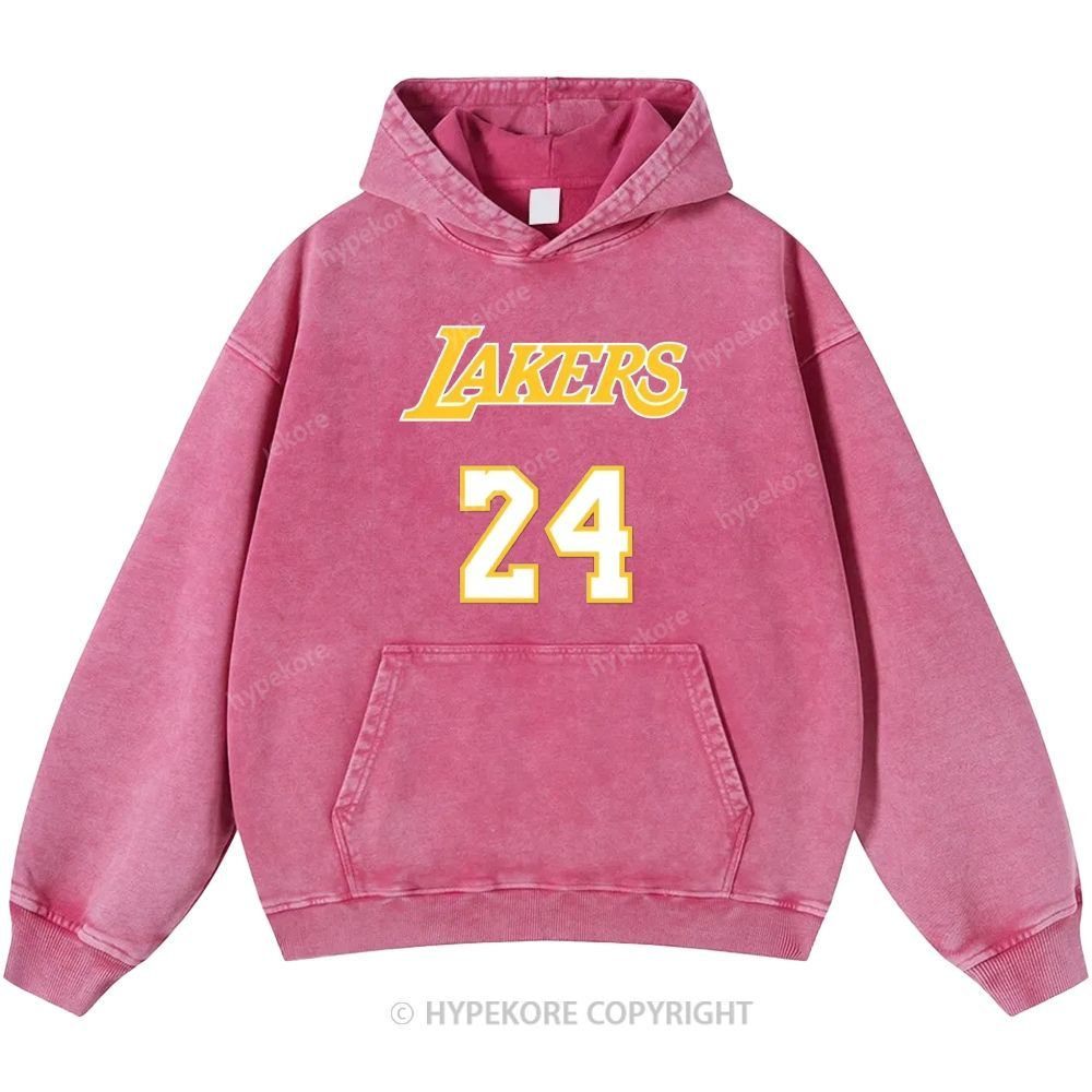 Kobe Bryant Unisex Casual Printed Double-sided Washed Hoodie