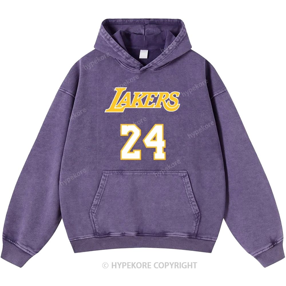Kobe Bryant Unisex Casual Printed Double-sided Washed Hoodie