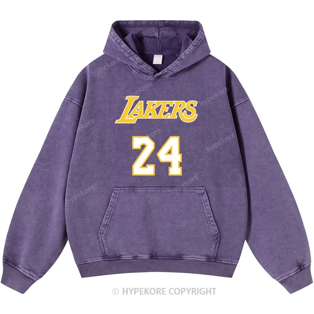Kobe Bryant Unisex Casual Printed Double-sided Washed Hoodie