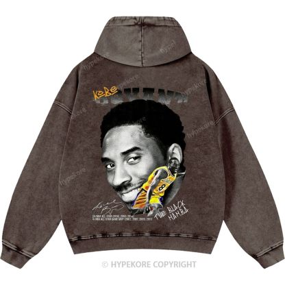 Kobe Bryant Unisex Casual Printed Double-sided Washed Hoodie
