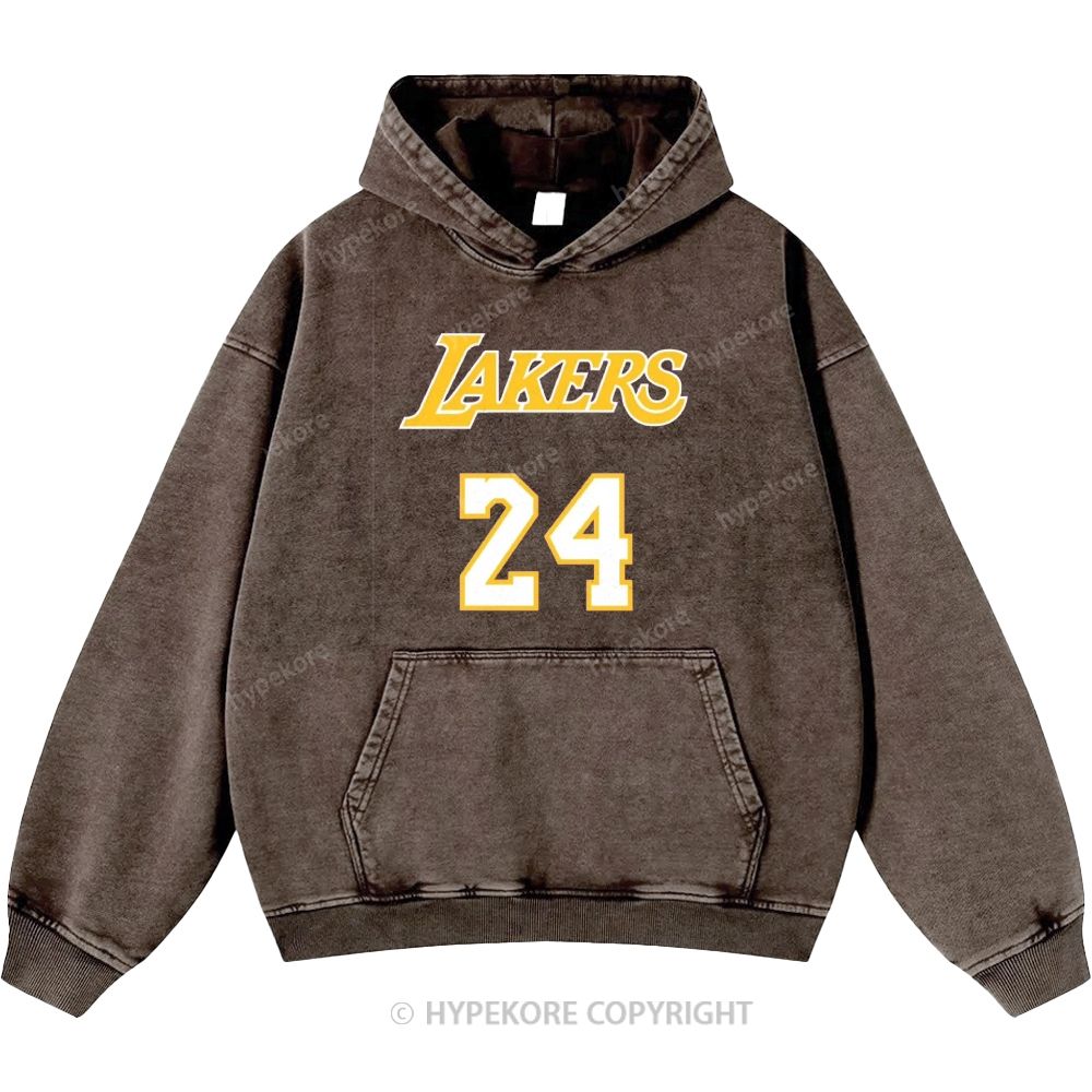 Kobe Bryant Unisex Casual Printed Double-sided Washed Hoodie