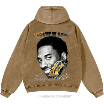 Kobe Bryant Unisex Casual Printed Double-sided Washed Hoodie
