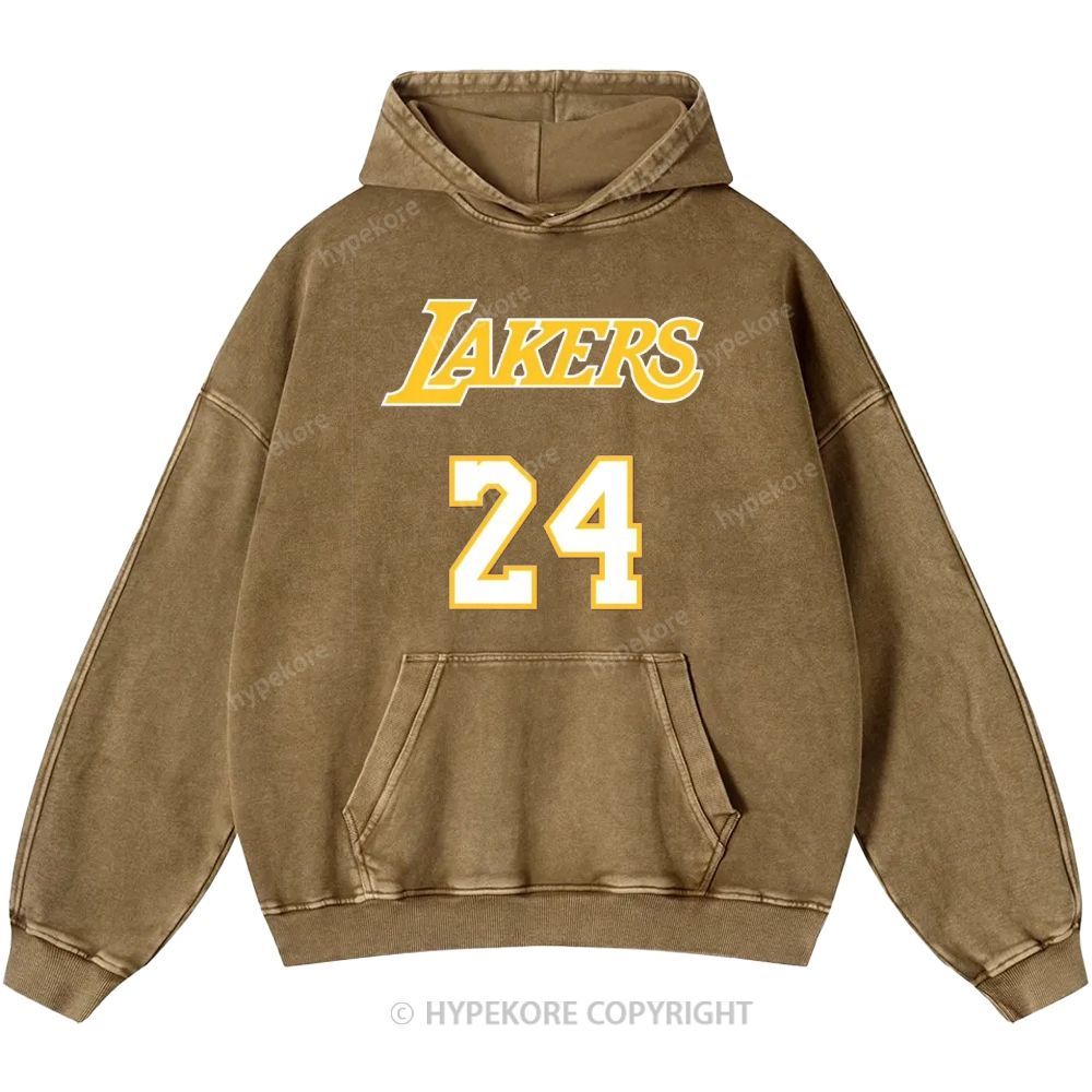 Kobe Bryant Unisex Casual Printed Double-sided Washed Hoodie