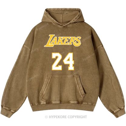 Kobe Bryant Unisex Casual Printed Double-sided Washed Hoodie