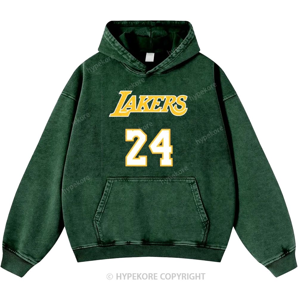 Kobe Bryant Unisex Casual Printed Double-sided Washed Hoodie