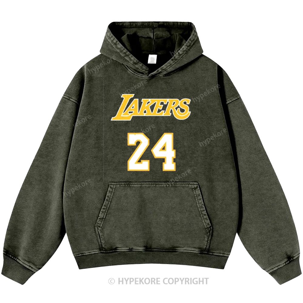 Kobe Bryant Unisex Casual Printed Double-sided Washed Hoodie