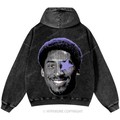 Kobe Bryant Unisex Casual Printed Double-sided Washed Hoodie