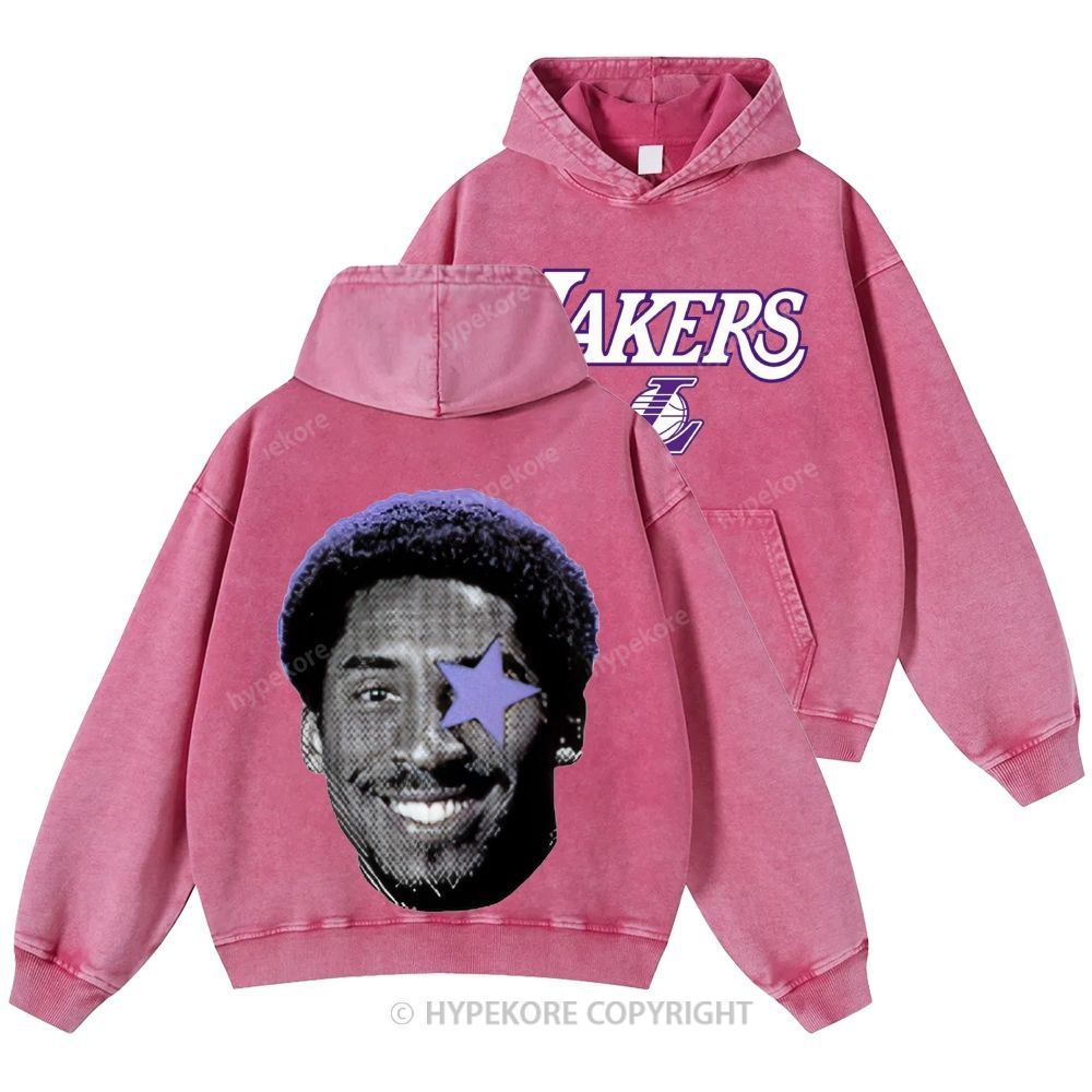 Kobe Bryant Unisex Casual Printed Double-sided Washed Hoodie
