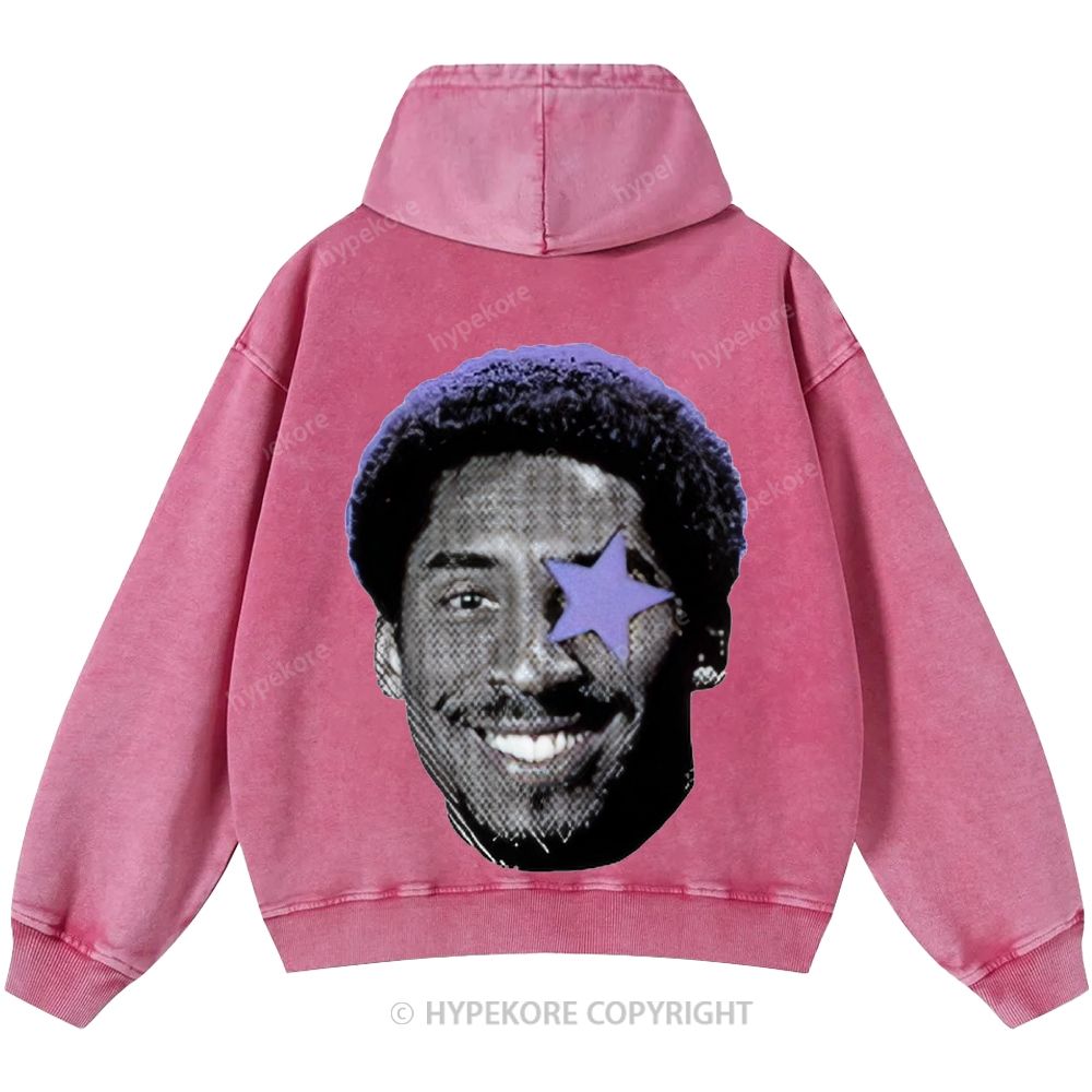 Kobe Bryant Unisex Casual Printed Double-sided Washed Hoodie
