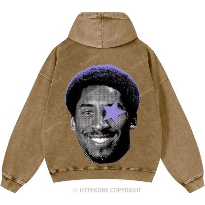 Kobe Bryant Unisex Casual Printed Double-sided Washed Hoodie