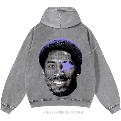 Kobe Bryant Unisex Casual Printed Double-sided Washed Hoodie