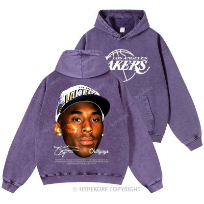 Kobe Bryant Unisex Casual Printed Double-sided Washed Hoodie