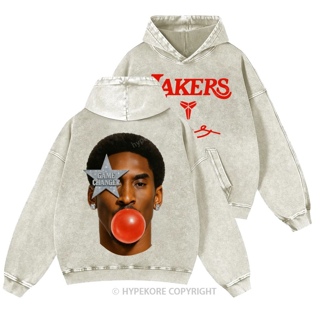 Kobe Bryant Unisex Casual Printed Double-sided Washed Hoodie