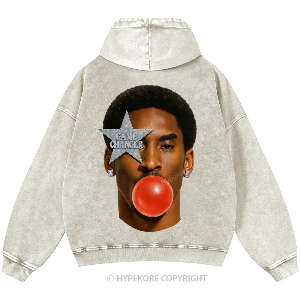 Kobe Bryant Unisex Casual Printed Double-sided Washed Hoodie