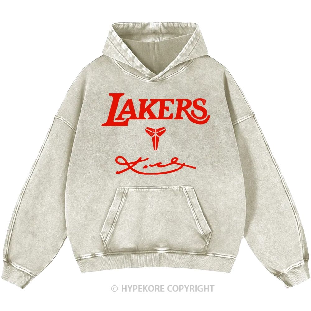 Kobe Bryant Unisex Casual Printed Double-sided Washed Hoodie