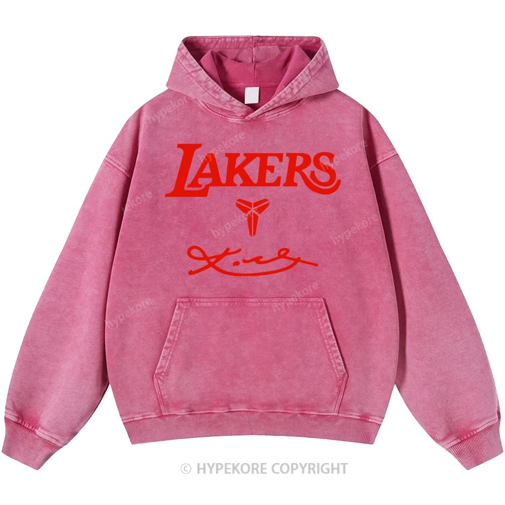 Kobe Bryant Unisex Casual Printed Double-sided Washed Hoodie