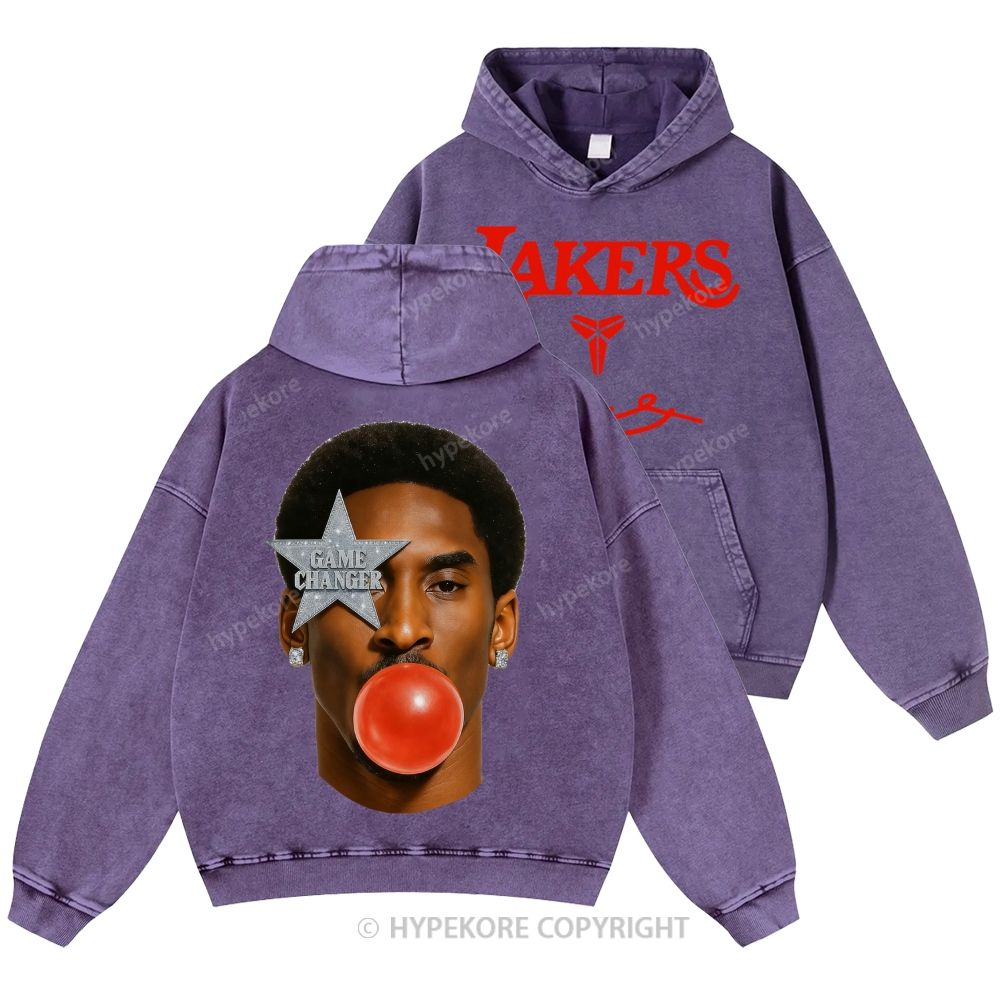 Kobe Bryant Unisex Casual Printed Double-sided Washed Hoodie