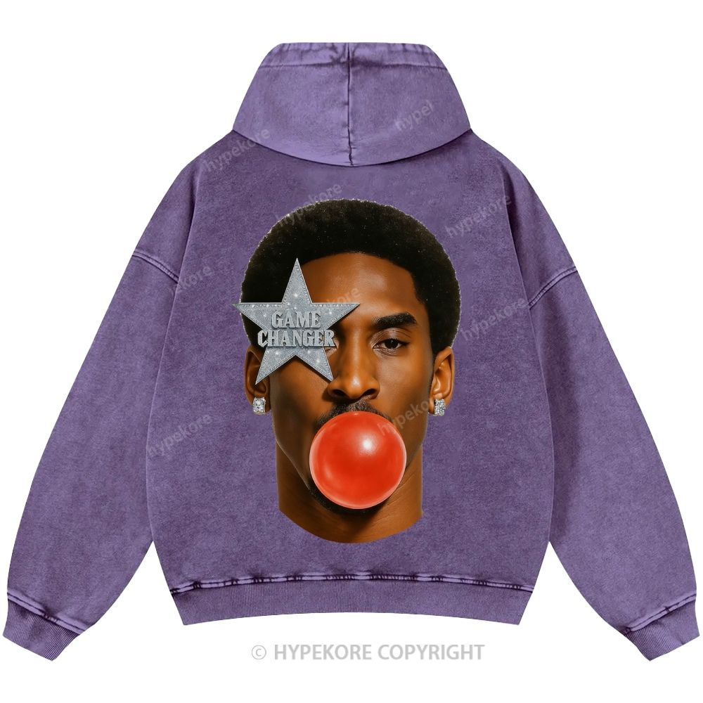 Kobe Bryant Unisex Casual Printed Double-sided Washed Hoodie