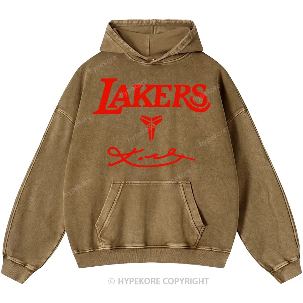 Kobe Bryant Unisex Casual Printed Double-sided Washed Hoodie