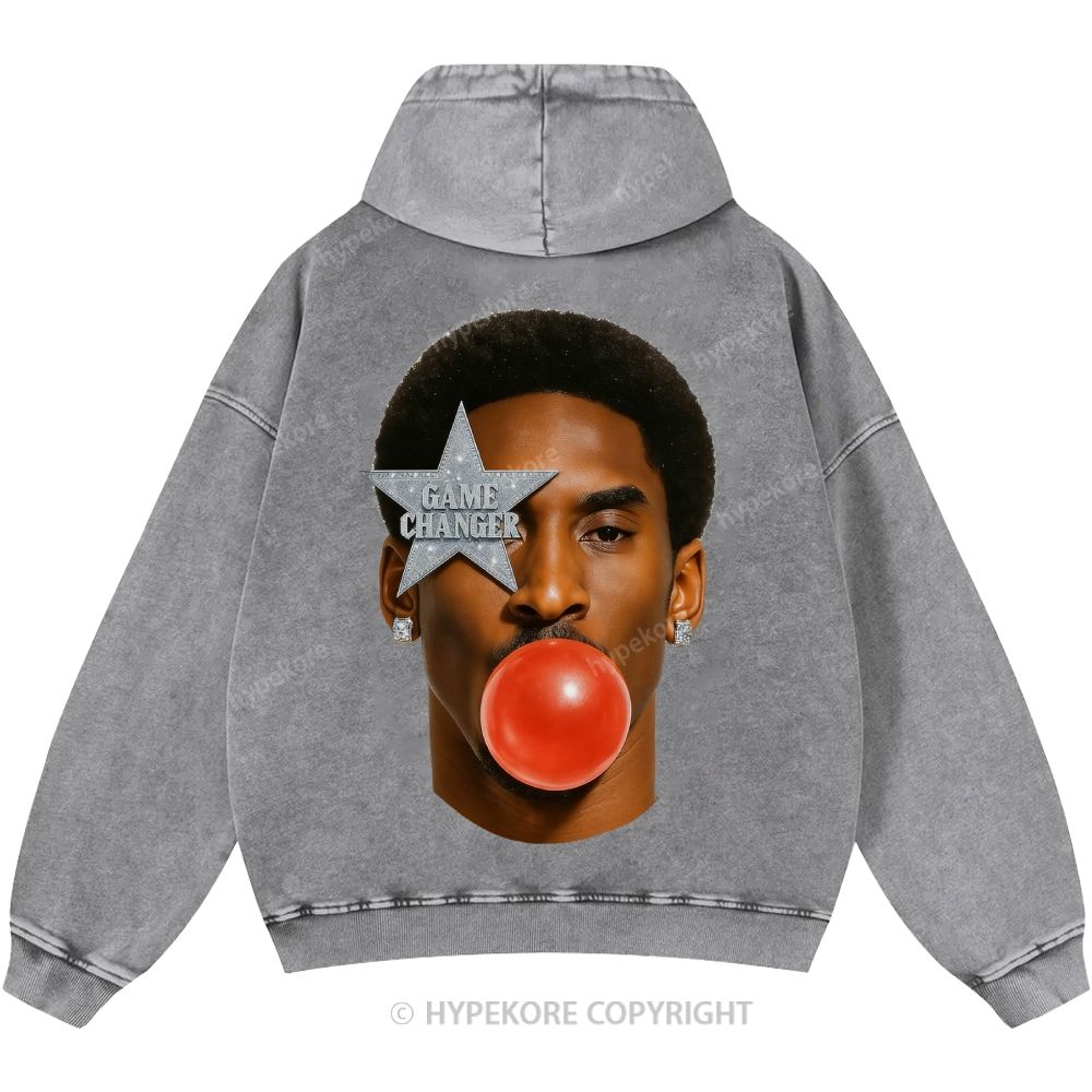 Kobe Bryant Unisex Casual Printed Double-sided Washed Hoodie