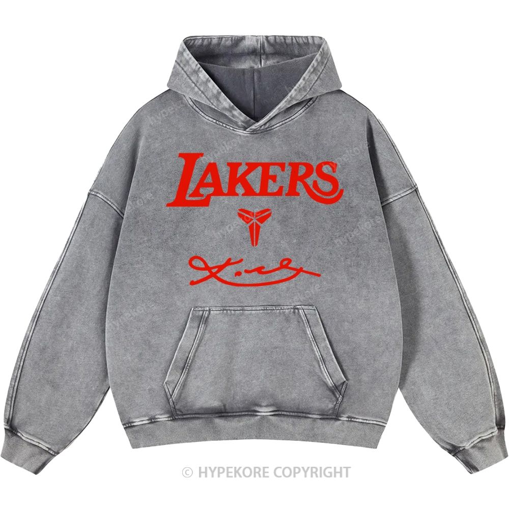 Kobe Bryant Unisex Casual Printed Double-sided Washed Hoodie