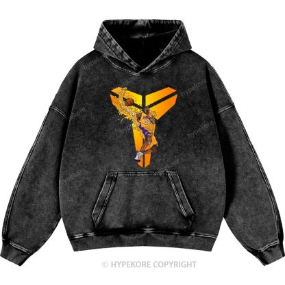 Kobe Bryant Unisex Casual Printed Double-sided Washed Hoodie