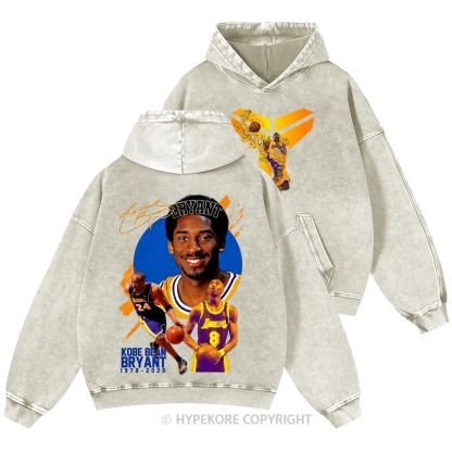 Kobe Bryant Unisex Casual Printed Double-sided Washed Hoodie