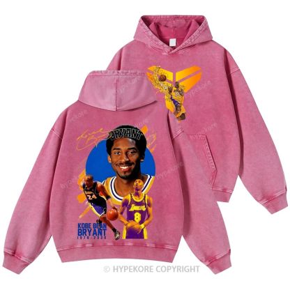 Kobe Bryant Unisex Casual Printed Double-sided Washed Hoodie