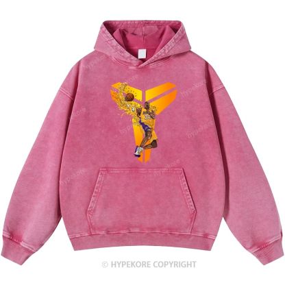 Kobe Bryant Unisex Casual Printed Double-sided Washed Hoodie
