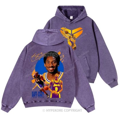Kobe Bryant Unisex Casual Printed Double-sided Washed Hoodie