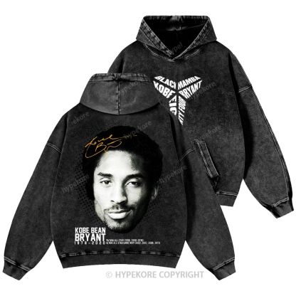 Kobe Bryant Unisex Casual Printed Double-sided Washed Hoodie