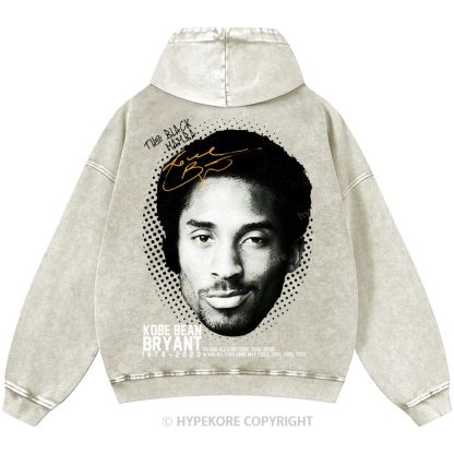 Kobe Bryant Unisex Casual Printed Double-sided Washed Hoodie