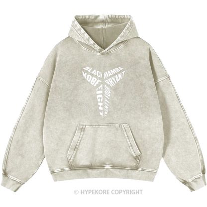 Kobe Bryant Unisex Casual Printed Double-sided Washed Hoodie