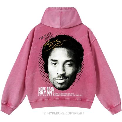 Kobe Bryant Unisex Casual Printed Double-sided Washed Hoodie